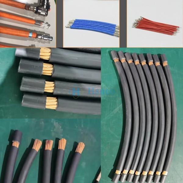 Máy cắt và tuốt dây điện đa lõi tự động